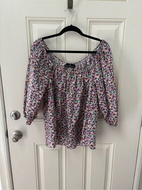 Tuckernuck | Pomander Place Ditsy Floral Square Neck Top